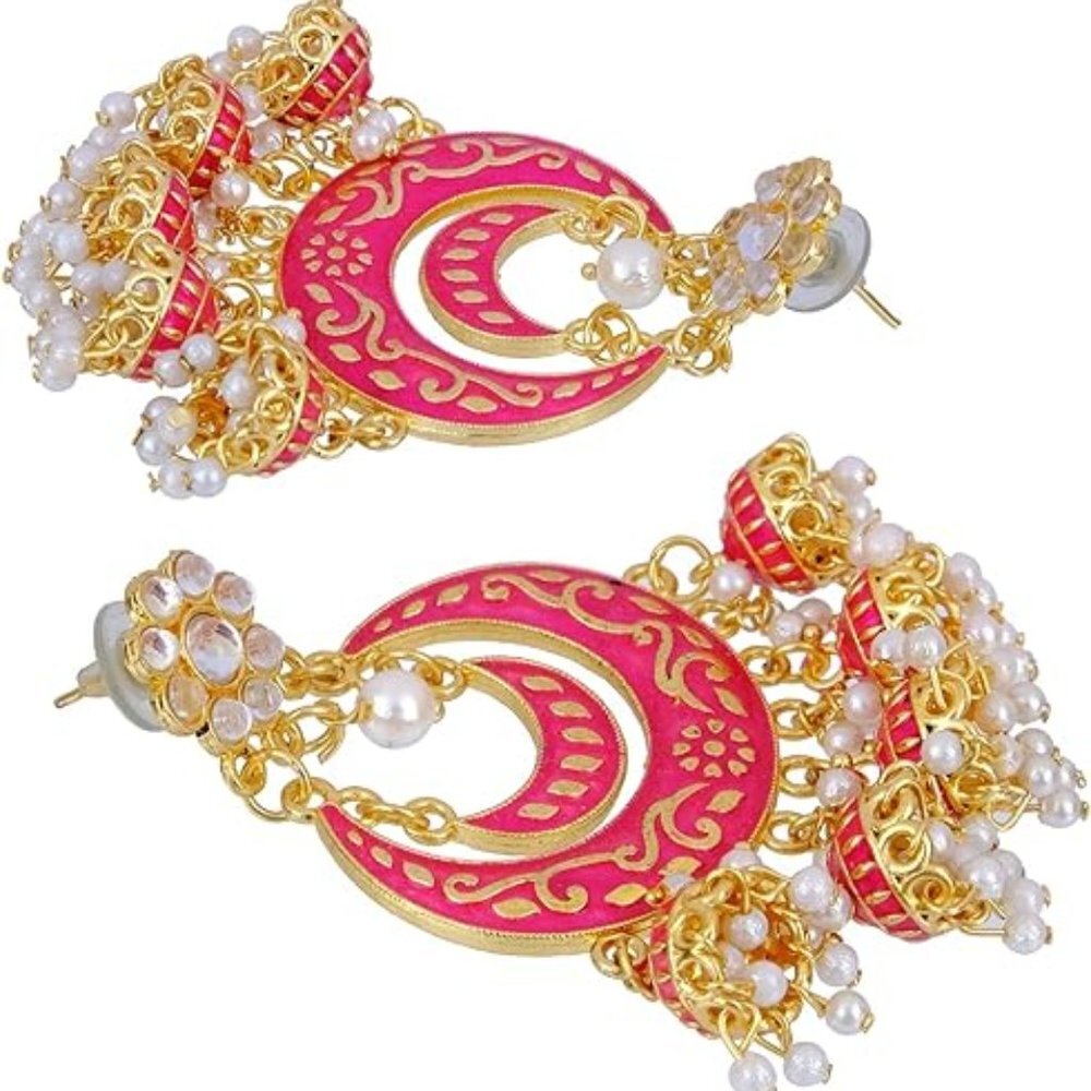 Bollywood Jewelry Traditional Indian Bridal Bride Wedding Bridesmaid Gold Plated - Picture 2 of 5